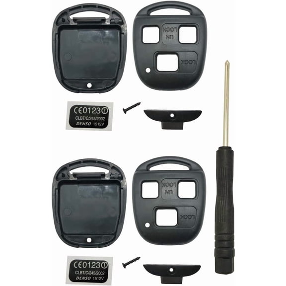 Keyless Entry Remote Control Key Replacement Key Fob Cover Shell Fits for Lexus ES300 ES330 GS300 GS400 GS430 GX470 IS300 is330 LS400 LS430 LX470 RX300 RX330 RX350 RX400h RX450h2 SC430 Key Fob