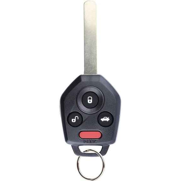 Keyless Entry Remote Head Car Key Fob Control 4-Button High Security Replacement for 2011-2014 Subaru Legacy Outback (CWTWB1U811, 57497AJ10A, 4D 60)