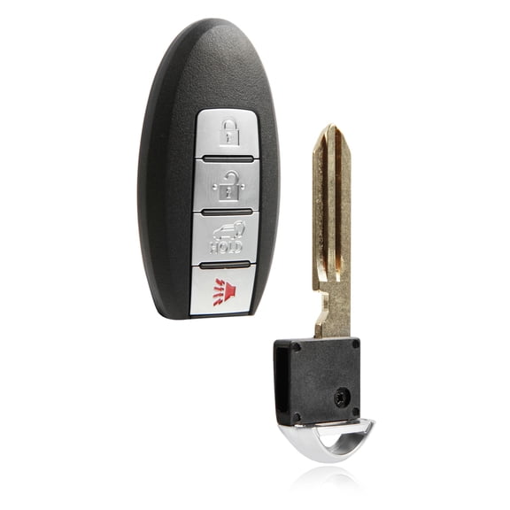 Keyless Entry Remote Key Fob 4-Button Suv Replacement for 2016-2018 Infiniti QX60 Nissan Murano Pathfinder Titan (KR5S180144014 , 285E3-9NF4A, IC 204)