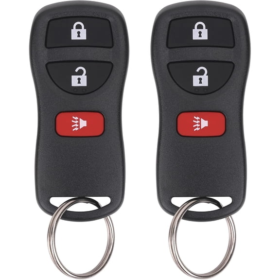 Keyless Entry Remote Key Fob Compatible with Infiniti FX35 FX45 QX4, Armada Pathfinder Frontier Murano Titan Quest Xterra Sentra, Replacement for KBRASTU15 (Pack of 2)