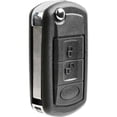 thumbnail image 1 of Keyless Entry Remote Key Fob Flip Wide Blade Replacement for 1997-2004 2005 2006 2007 2008 2009 2010 2011 Land Rover Range Rover Sport LR3 Discovery (NT8-15K6014CFFTXA, 46), 1 of 5
