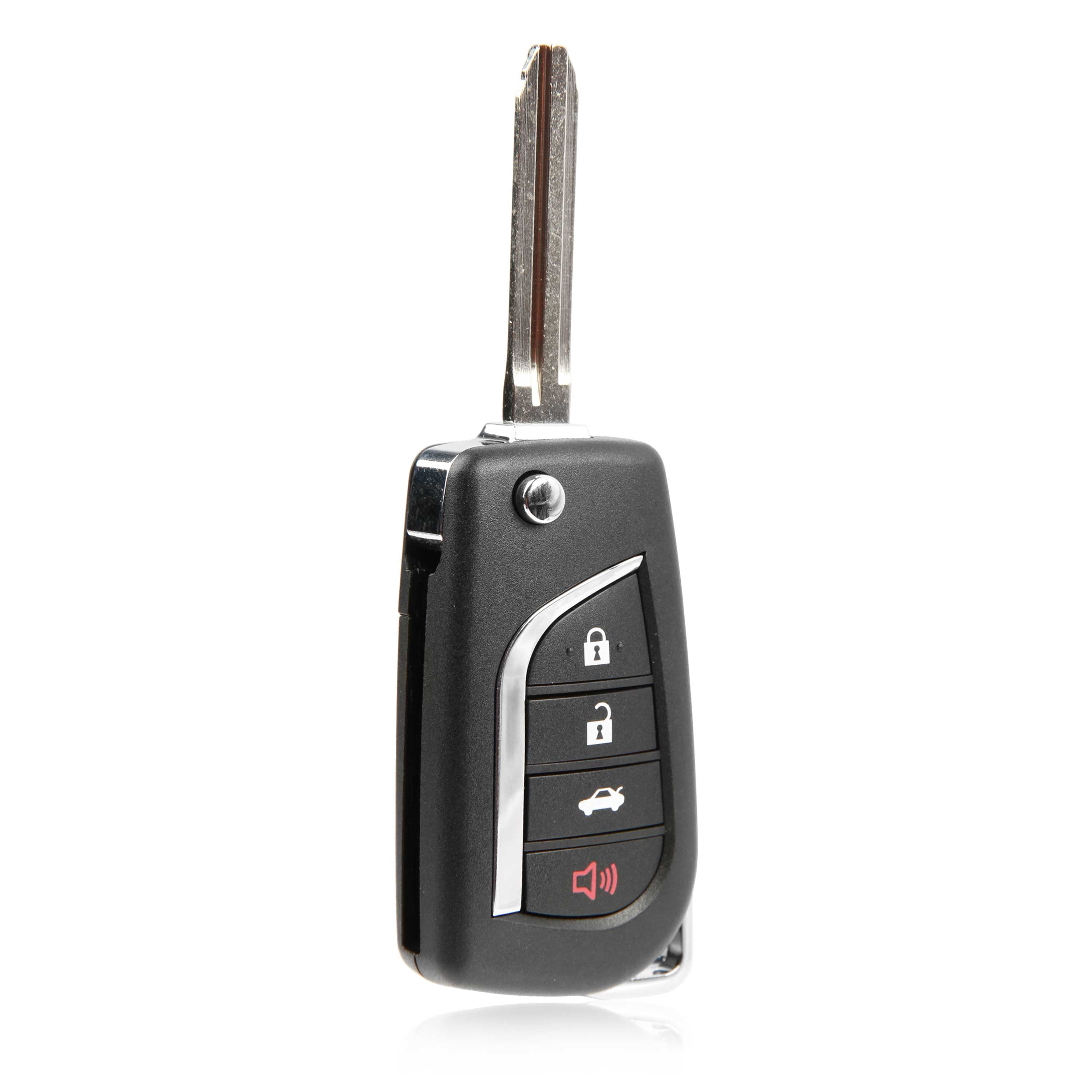 KEYLESSOPTION Keyless Entry Remote Fob HYQ12BDM 4 Button Flip For 2014 KEYLESSOPTION Keyless Entry Remote Fob HYQ12BDM 4 Button Flip For 2014