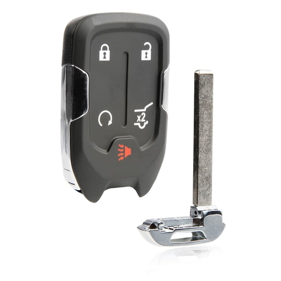 Keyless Entry Remote Key Fob Replacement 5-Button for 2021-2024 GMC Acadia Terrain (HYQ1ES, 13522895, 13547797)