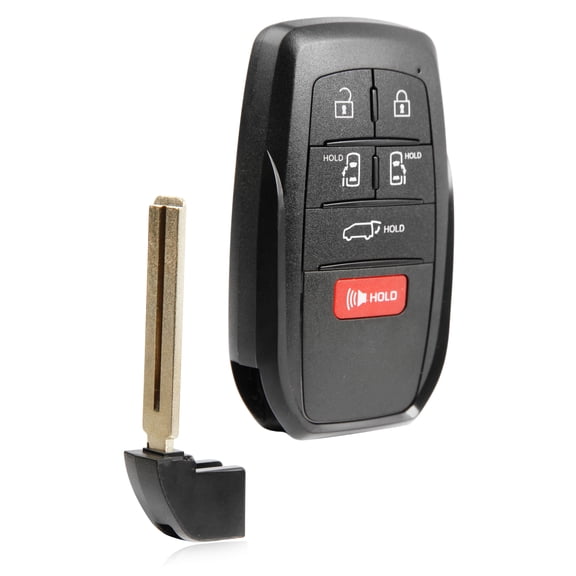 Keyless Entry Remote Key Fob Replacement 6-Button for 2021 - 2024 Toyota Sienna (HYQ14FBX, 8990H-08010)