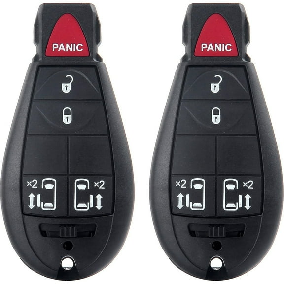 Keyless Entry Remote Key Fob for Magnum for Jeep Commander for Chrysler M3N5WY783X (Pack of 2)