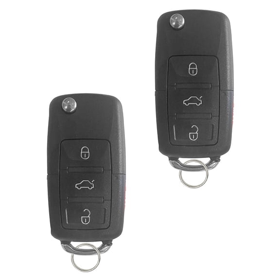 Keyless Entry Remote Key Fobs For 2011- 2016 VW JETTA PASSAT BEETLE NBG010180T 5K0 837 202 AE 315Mhz 48 Chip (2 Pack)
