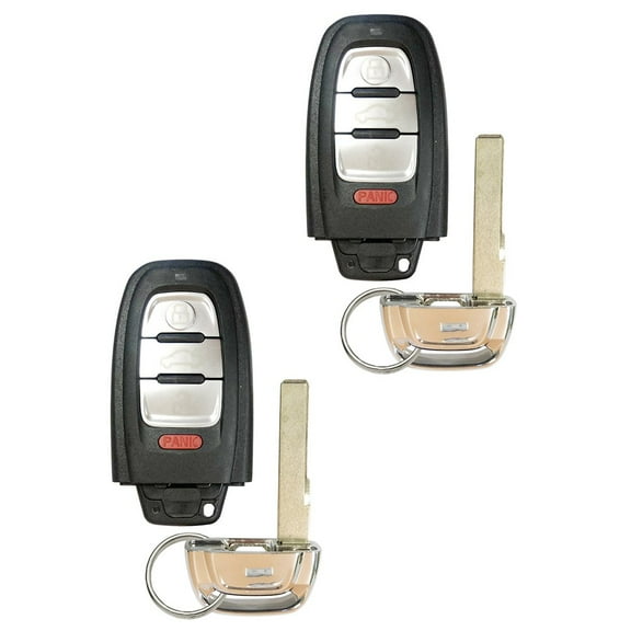 Keyless Entry Remote Key Fobs for Audi A Q R S TT Quattro IYZFBSB802 315Mhz (2 Pack)