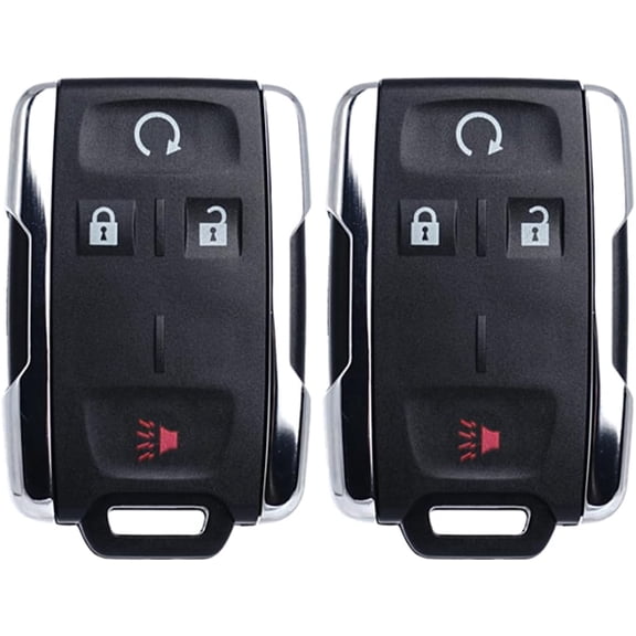 Keyless Entry Remote Start Control Key Fob Replacement Fits for Chevy Silverado GMC Sierra 1500 2500 3500 2014-2016 2017 2018 2019 2020 GMC Canyon Chevrolet Colorado 2015-2021 M3N-32337100