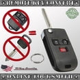 thumbnail image 1 of Keyless Entry Remote and Key Convert To Flipped Key DIY Programming 3 buttons, 1 of 4