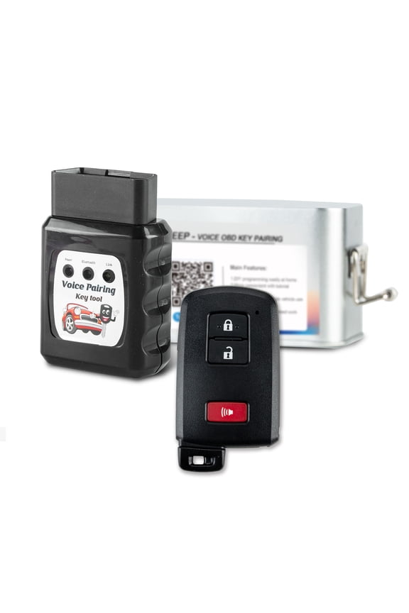 Keyless Entry Smart Prox DIY Voice Set-Up Remote Key Fob Replacement for 2013 2014 2015 2016 2017 RAV4/Camry/Corolla/Tacoma/Tundra HYQ14FBA 0020 Board