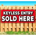thumbnail image 1 of Keyless Entry Sold Here 13 oz Vinyl Banner With Metal Grommets, 1 of 4