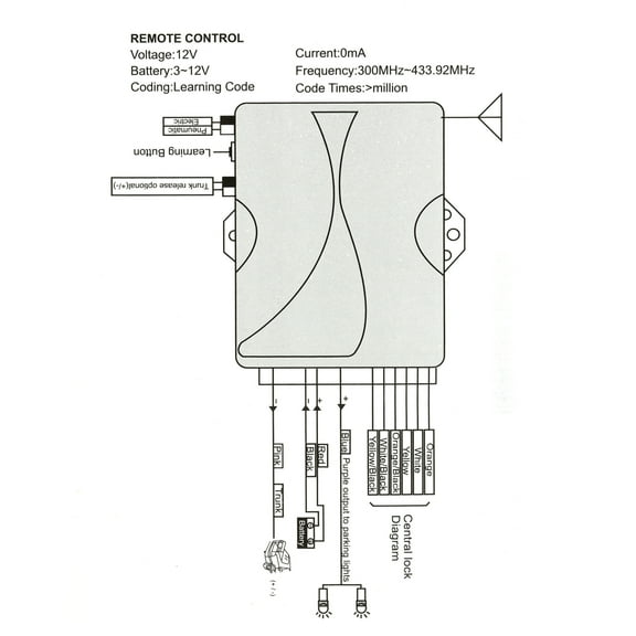 Keyless Entry System,Remote Kit With Auto Remote Kit Door Lock Keyless Immobilizer Auto Remote Car Immobilizer Auto Kit With Box Universal Car Door Keyless Car Immobilizer Huiop Eryue