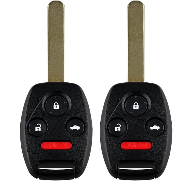 Keyless Key Fob Remote Control Replacement for 2003 - 2010 Honda Accord Element OUCG8D-380H-A 313.8MHz 46 4 Buttons (Set of 2)