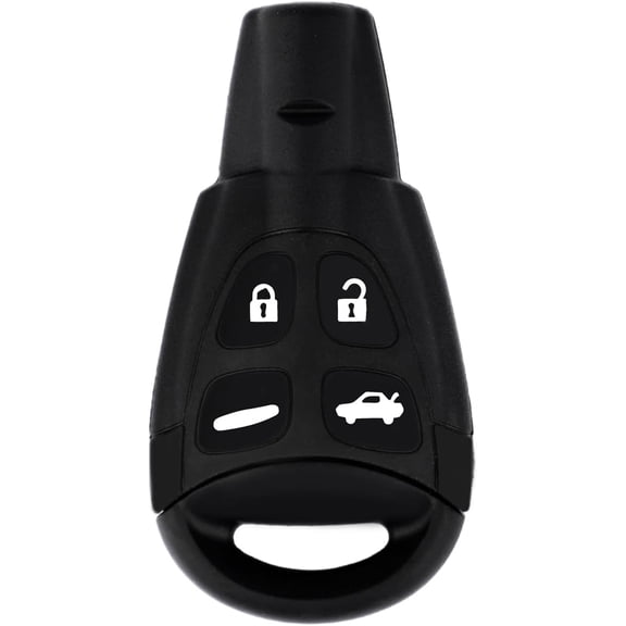 Keyless Key Fob Remote Control Replacement for 2003-2011 Saab 9-3 9-5 LTQSAAM433TX 433MHz 46 4 Buttons