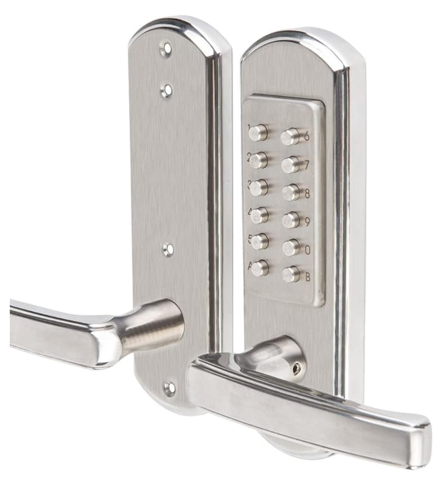 Keyless Mechanical Combination Door Lock Digital Code Keypad Security ...