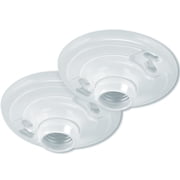 Keyless Plastic Lamp Holder - One-Piece Medium Base, E26 Socket Outlet Box Mount