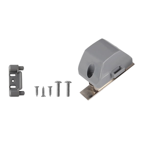 Keyless Push Cabinet Locks, Metal Push Button,Campers Cupboard Knob Compartment Latches Catches for Caravans Yacht