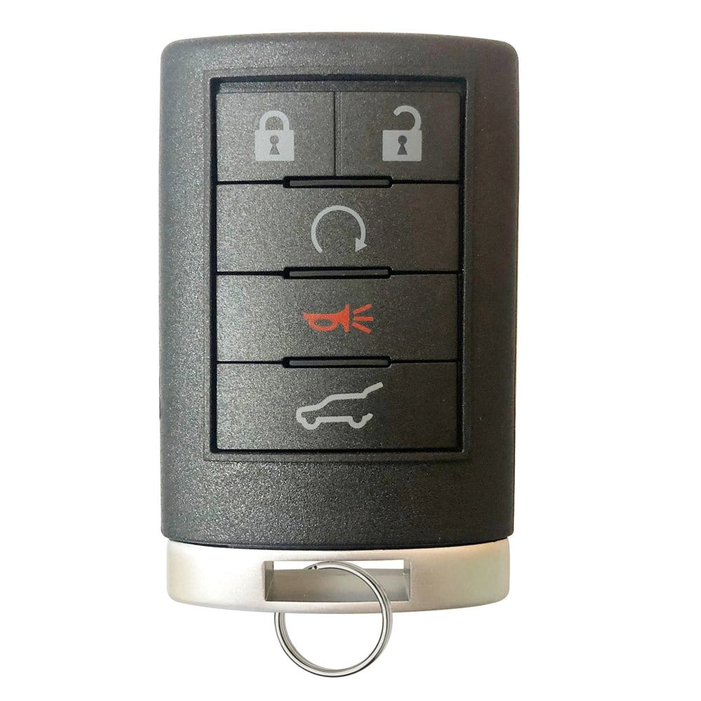 KEYECU Replacement Keyless Entry Remote Key Control Fob 5 Button For Cadillac Es