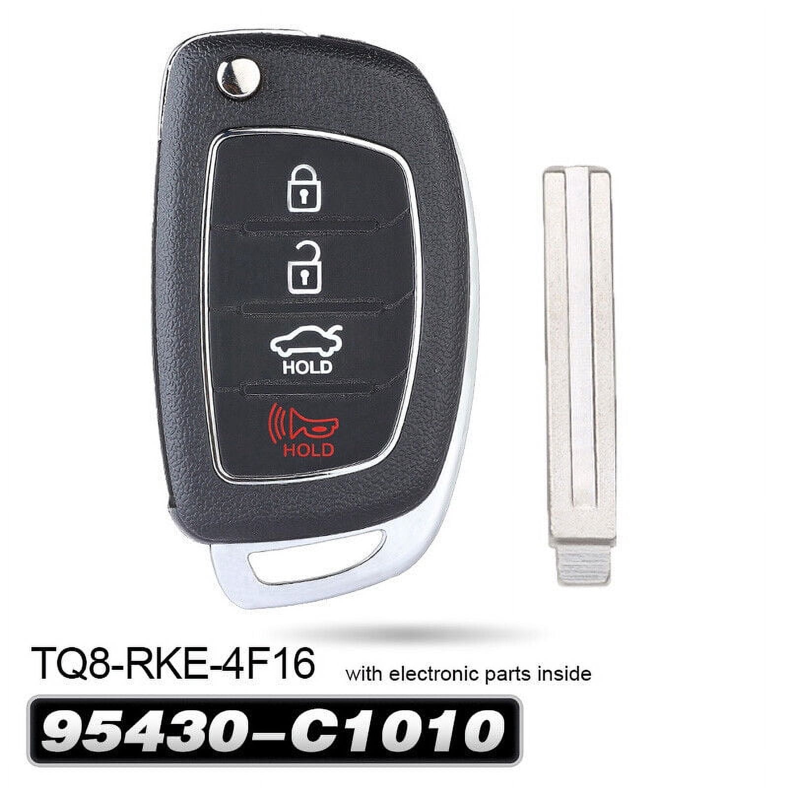 Keyless Remote Key Fob for Hyundai Sonata 2015-2017 TQ8-RKE-4F16 95430 ...