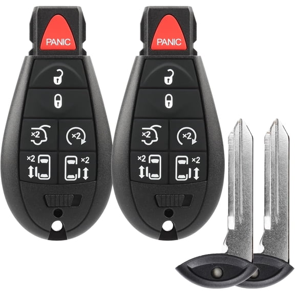 Keyless Remote Smart Key Fob Replacement for Chrysler Town and Country 2008-2016, Grand Caravan 2008-2020, M3N5WY783X, IYZ-C01C, 267F-5WY783X, 2701A-C01C