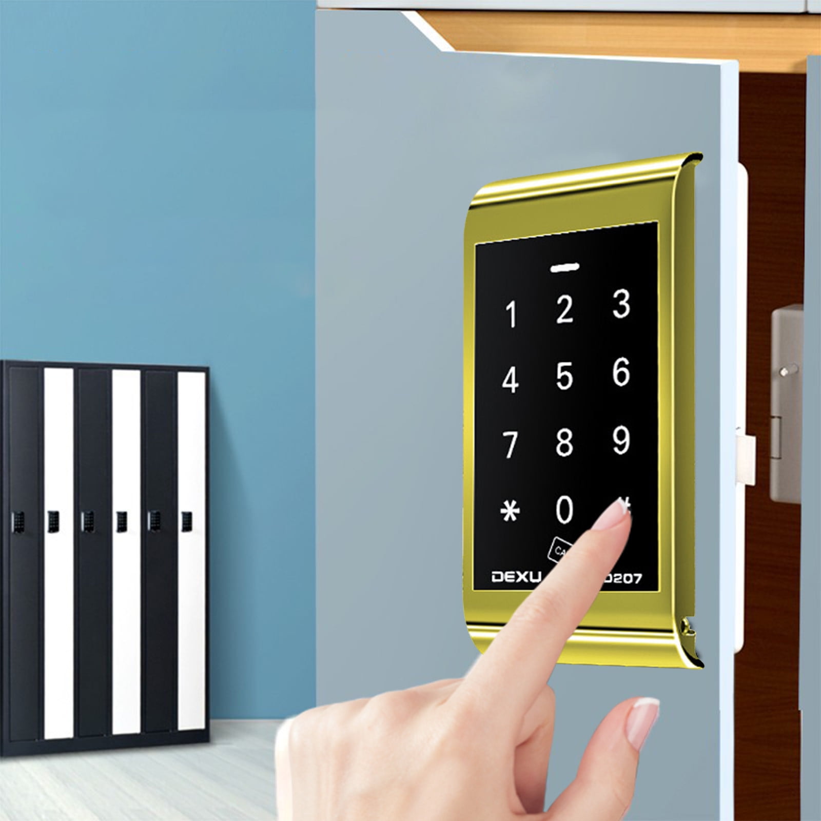 Keyless Smart Electronic Combination Lock For Cue Lockers Staff Lockers