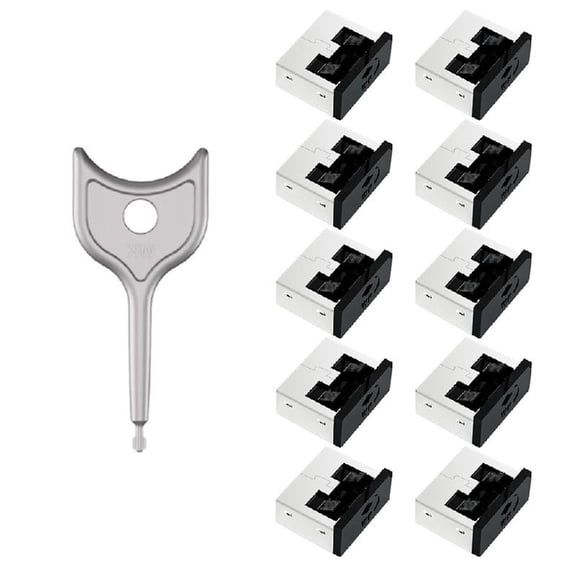 Keyless USB Port Blocker Metal Security for PC Laptop Tool-Free Installation