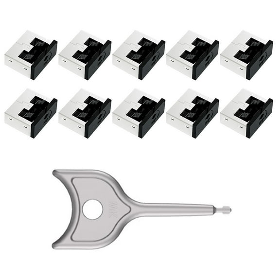 Keyless USB Port Blocker Metal Security for PC Laptop Tool-Free Installation