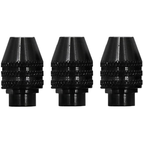 Keyless chuck, 3-piece multifunctional chuck adapter, electric multi chuck grinder, quick change chuck, adapter chuck, for Dremel 0.4-3.2mm electric grinder