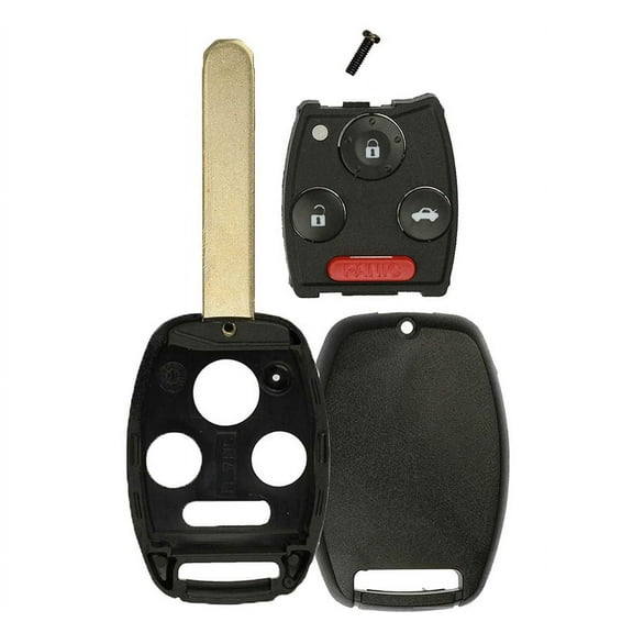 KeylessOption Just The Case Keyless Entry Remote Key Fob Uncut Shell & Buttons - 4 Button