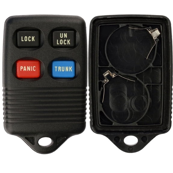 KeylessOption Just the Case Keyless Entry Remote Control Car Key Fob Shell Replacement GQ43VT4T for Ford Lincoln Mercury Vehicles