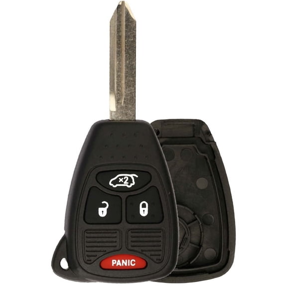 KeylessOption Just the Case Keyless Entry Remote Control Car Key Fob Shell Replacement OHT692427AA for Chrysler Jeep Dodge