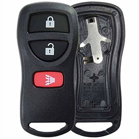 KeylessOption Just the Case Keyless Entry Remote Key Fob Shell KBRASTU15 for Nissan & Infiniti Vehicles