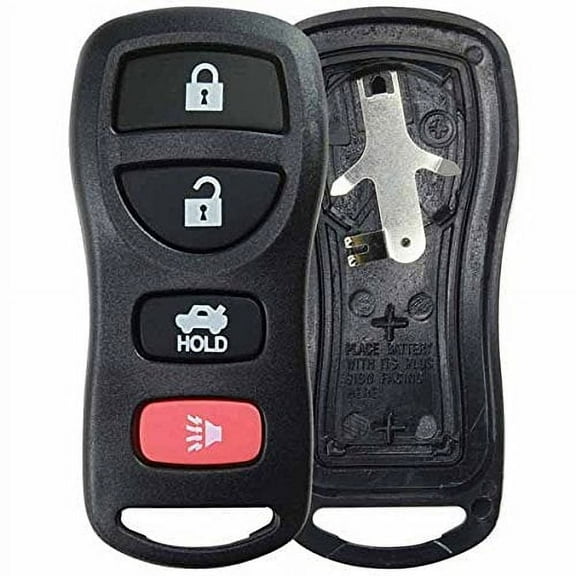 KeylessOption Just the Case Keyless Entry Remote Key Fob Shell KBRASTU15 for Nissan Infiniti