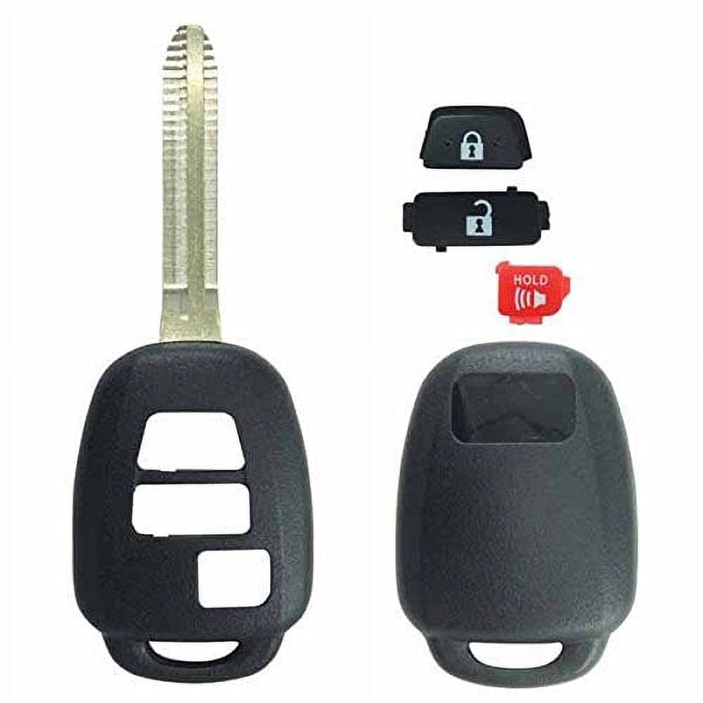 KeylessOption Replacement Key Fob Shell/Case For HYQ12BDM - Just The Empty Case, No Electronics (Transfer Your Old Parts)