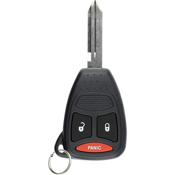KeylessOption Keyless Entry Remote Control Blank Uncut Car Key Fob KOBDT04A for Chrysler Dodge Jeep