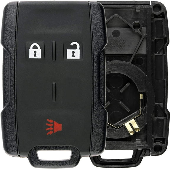 KeylessOption Keyless Entry Remote Control Car Key Fob Case Shell Button Pad Outer Cover M3N-32337100 for 14-18 Chevy GMC Vehicles
