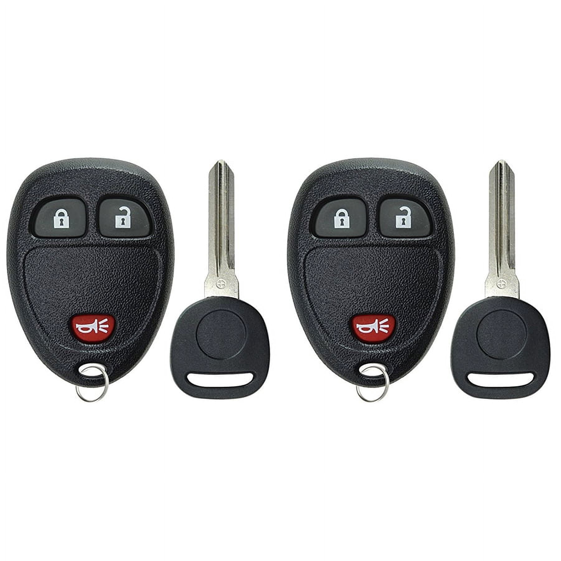 KeylessOption Keyless Entry Remote Control Car Key Fob Replacement with ...