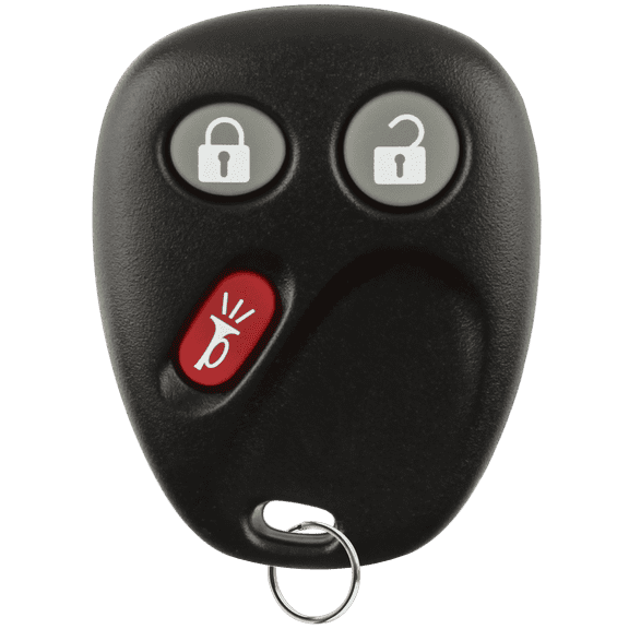 KeylessOption Keyless Entry Remote Control Car Key Fob Replacement for GMC Sierra Yukon Hummer H2, LHJ011 - 3 Button