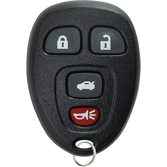 KeylessOption Keyless Entry Remote Control Car Key Fob Replacement with Transponder Chip Ignition Key 15252034 for 2005-2010 Chevy Pontiac Saturn
