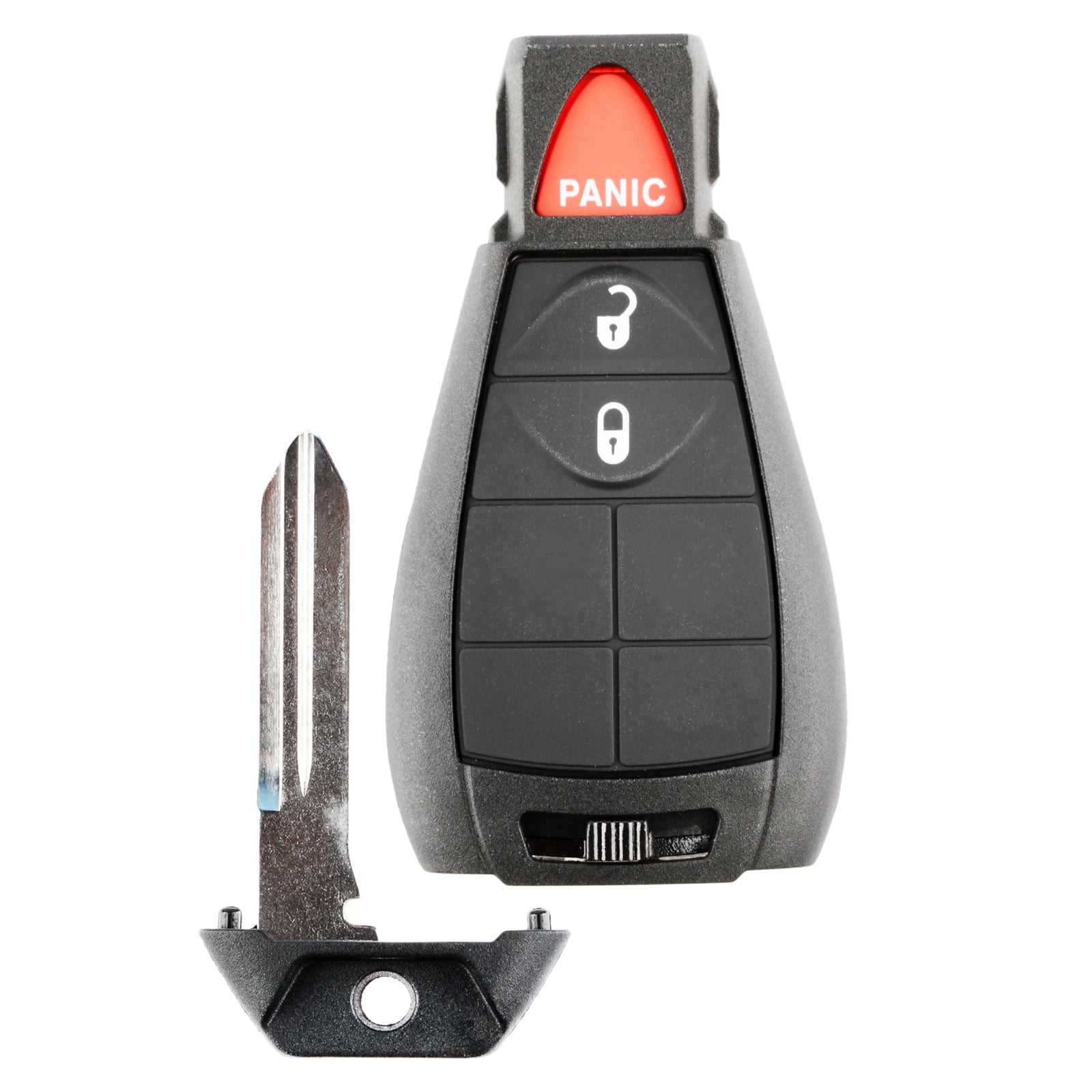 KeylessOption Keyless Entry Remote Control Car Key Fob Starter Alarm M3N5WY783X IYZC01C for 2008-2015 VW Jeep Dodge Chrysler Fobiks