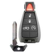 KeylessOption Keyless Entry Remote Control Car Smart Key Fob Starter Clicker for 08-14 Dodge Chrysler Jeep Fobik Vehicles