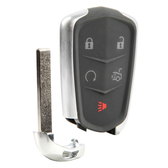 KeylessOption Keyless Entry Remote Control Smart Car Key Fob Replacement HYQ2AB for Cadillac 2014-2017 CTS, 2015-2017 ATS