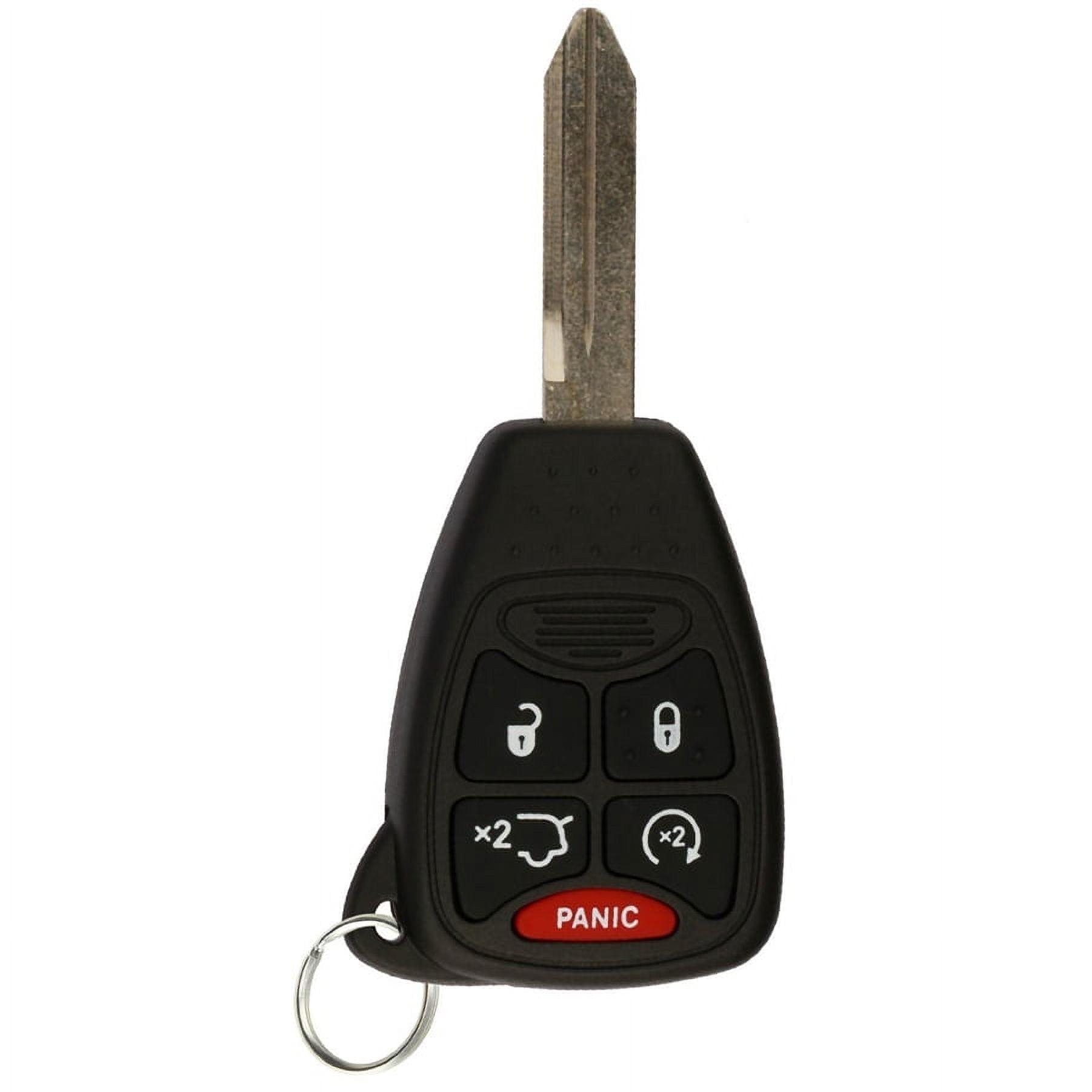 KeylessOption Keyless Entry Remote Control Uncut Car Key Fob Replacement for Chrysler Jeep Dodge OHT692427AA KOBDT04A