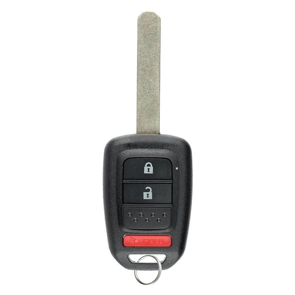 KeylessOption Keyless Entry Remote Fob Uncut Ignition Car Key MLBHLIK6-1T for Honda Fit CR-V HR-V Crosstour