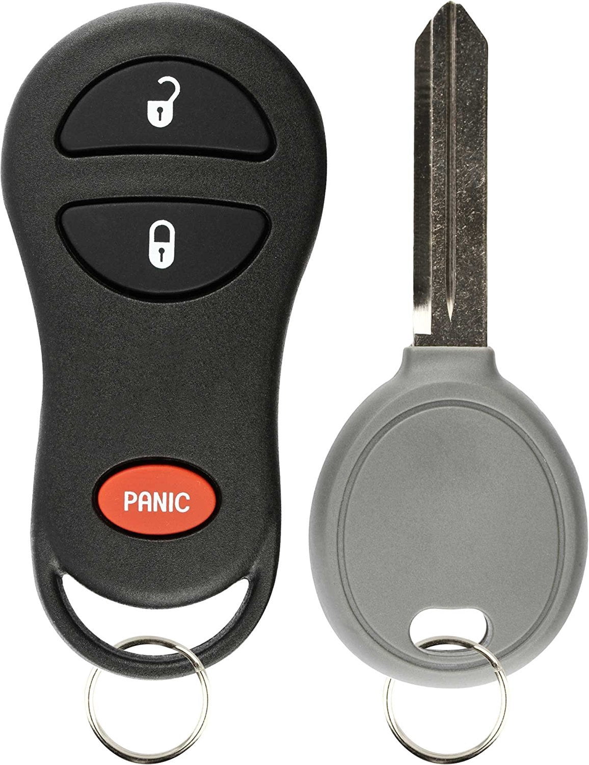 2-Pack Replacement Uncut Ignition Key & Remote Fob Combo For Honda Accord 03-07, Element 10 - OUCG8D-380H-A - View #7