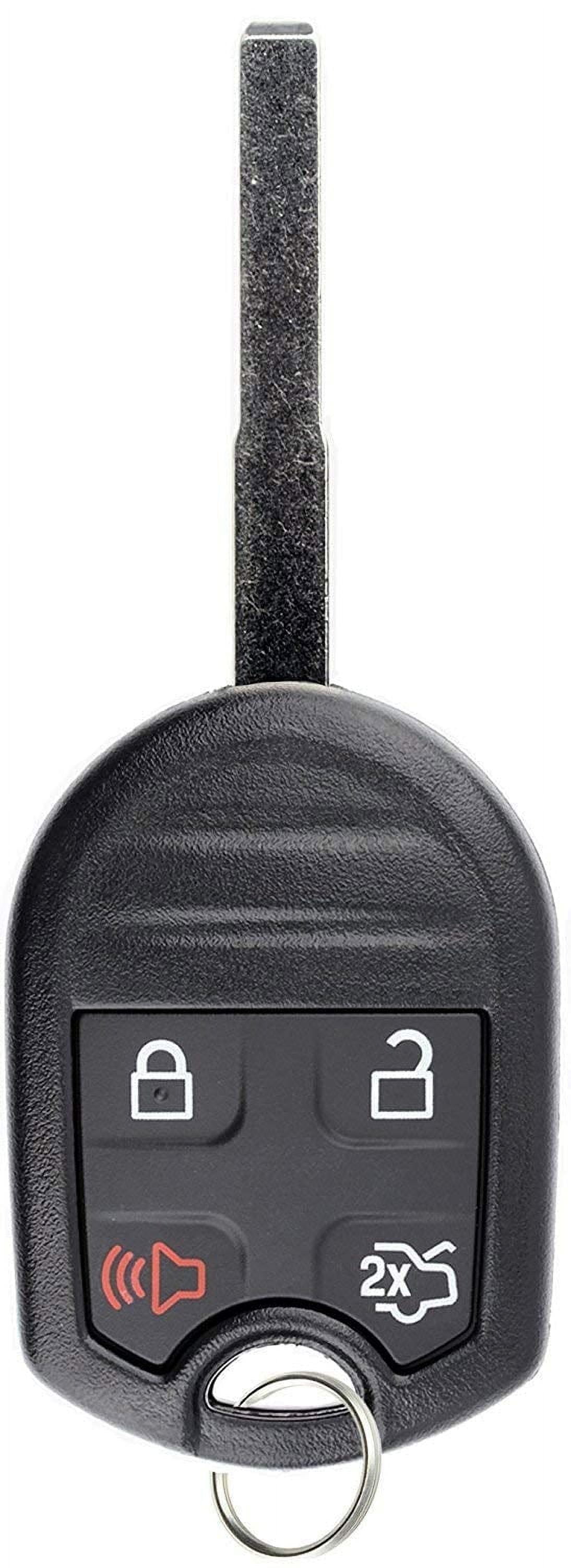 KeylessOption Keyless Entry Remote High Security Uncut Blank Car Ignition Key Fob Replacement CWTWB1U793 for Ford c-max escape f series pickup fiesta focus transit connect