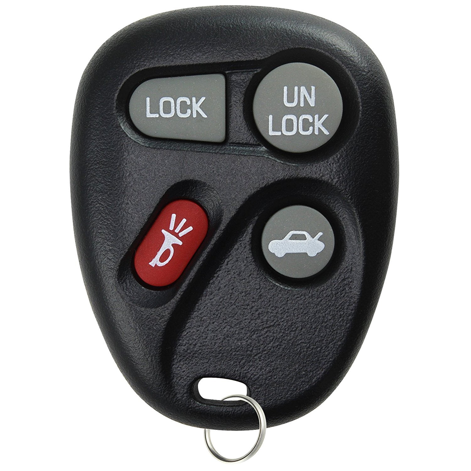 KeylessOption Keyless Entry Remote Key Fob Replacement for Cadillac Chevy GMC Pontiac KOBLEAR1XT 10443537