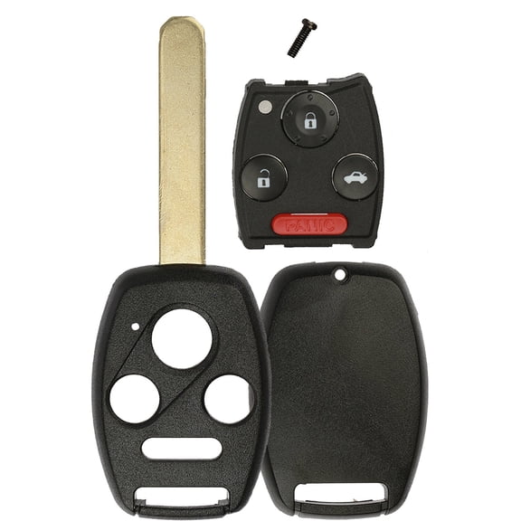 KeylessOption Keyless Remote Fob Shell for Honda Accord, Civic, Pilot 2008-2015