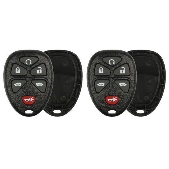 KeylessOption Keyless Remote Key Fob Shell Case 15114376 for 2005-2009 Pontiac Buick Chevy Saturn