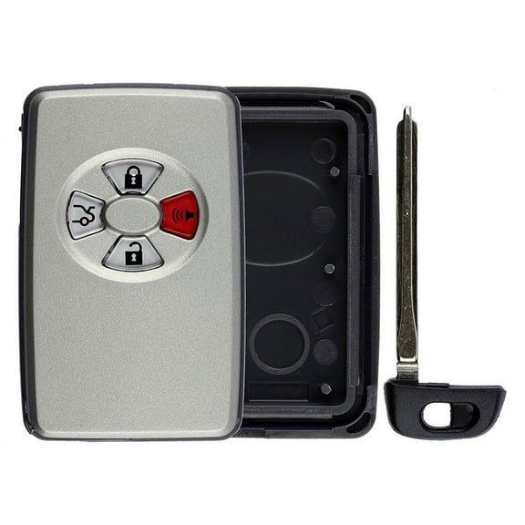 KeylessOption Keyless Remote Smart Car Key Fob Case Shell Outer Cover Button Pad Housing HYQ14AAF For 2005-2007 Toyota Avalon